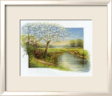 Spring at the Brook Poster von Johan De Jong