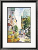 Rue St-Louis Affiche par Jean-roch Labrie