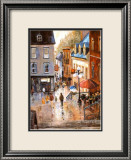 The Petit-Champlain Quarter Poster by Ginette Racette