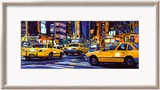 Yellow Cabs, New York City Prints by Roy Avis