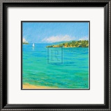 Aquamarine III Kunst av Hazel Barker Aquamarine III Kunst av Hazel Barker