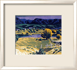 Rio Tesuque Láminas por Gustave Baumann