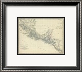 Central America, Southern Mexico, c.1842 Gerahmter Giclée-Druck