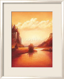 Eclat de coucher de soleil Affiches par Leon Wells