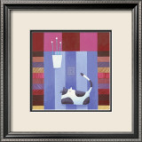 Purrfect World Poster par Lisa Berkshire