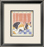 Un chat endormi Posters par Heather Ramsey