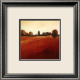 Scarlet Landscape III Plakaty autor Hans Paus