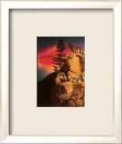 Loups sur une corniche Art par Chris Consani