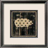 Polka Pig I Prints by Lisa Hilliker