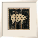 Polka Pig I Prints by Lisa Hilliker