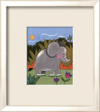 Bébé éléphant Affiche par Sophie Harding