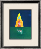 Taureau nandi devant un temple II (Détail) Affiches par Craigie Aitchison