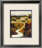 Winding Rivers Poster von Carmen Dolce