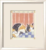 Un chat endormi Posters par Heather Ramsey