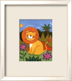 Baby Lion Affiches par Sophie Harding
