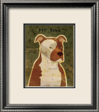 Pit Bull Kunstdruck von John Golden