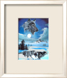 Running Wolves Prints by Gary Ampel