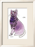 25 Cats Named Sam and One Blue Pussy by Andy Warhol, c.1954 (Purple Sam) Plakat autor Andy Warhol 25 Cats Named Sam and One Blue Pussy by Andy Warhol, c.1954 (Purple Sam) Plakat autor Andy Warhol