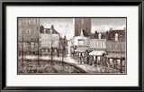 Vue de Paris, Place du Tertre Prints by Aleksandre Kukolj