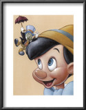Pinocchio and Jiminy: Friendly Fun Prints