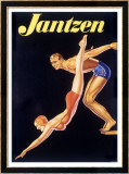 Jantzen Men Womens Swimwear Lámina giclée enmarcada Jantzen Men Womens Swimwear Lámina giclée enmarcada
