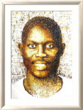 Weah Gerahmter Druck (limitierte Auflage) von Chris Britz