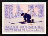 Bazar Nurnberg Framed Giclee Print by Carl Kunst