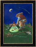 Golf Fanatic Estampe encadrée par Gary Patterson