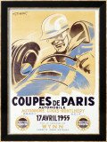 Coupes de Paris Estampe encadrée par Geo Ham