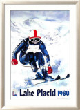 Lake Placid 1980 - Skier Text Láminas por John Gallucci Lake Placid 1980 - Skier Text Láminas por John Gallucci