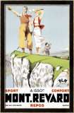 Mont Revard, Tennis and Golf Indrammet giclee-tryk af Paul Ordner