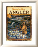 World's Best Angler Framed Giclee Print