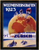 Weltmeisterschaften Bicycles Lámina giclée enmarcada Weltmeisterschaften Bicycles Lámina giclée enmarcada