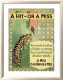 Hit or Miss, 1935 Lámina giclée enmarcada