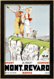 Mont Revard, Tennis and Golf Indrammet giclee-tryk af Paul Ordner