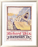 Richard Dix Champion 13 Innrammet Giclee-trykk av Brantome Richard Dix Champion 13 Innrammet Giclee-trykk av Brantome
