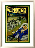 Neumáticos Dunlop Lámina giclée enmarcada por Georges Gaudy Neumáticos Dunlop Lámina giclée enmarcada por Georges Gaudy