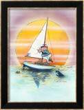 Boat Lover Estampe encadrée par Gary Patterson