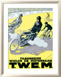 Verschuuren T.W.E.M. Cycling and Motor Race Lámina giclée enmarcada por Charles Verschuuren Verschuuren T.W.E.M. Cycling and Motor Race Lámina giclée enmarcada por Charles Verschuuren