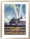 3rd Grand Prix d'Endurance Framed Giclee Print by Tranchant 