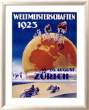 Weltmeisterschaften Bicycles Lámina giclée enmarcada Weltmeisterschaften Bicycles Lámina giclée enmarcada
