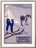 C. Wagner Sportartikel Lámina giclée enmarcada por Carl Moos