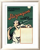 Wimbledon Slazenger Tennis Ball Lámina giclée enmarcada Wimbledon Slazenger Tennis Ball Lámina giclée enmarcada