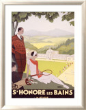 St. Honoré les Bains Estampe encadrée