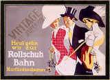 Rollschuh Bahn Framed Giclee Print by Fritz Rumpf