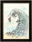 Over the Falls Estampe encadrée par Gary Patterson