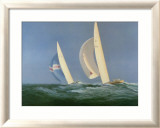 The America's Cup - Courageous v. Southern Cross, 1974 (signed) Affiches par Tim Thompson