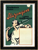 Wimbledon Slazenger Tennis Ball Lámina giclée enmarcada Wimbledon Slazenger Tennis Ball Lámina giclée enmarcada