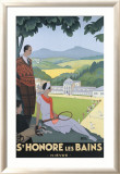 St. Honoré les Bains Estampe encadrée par Roger Broders