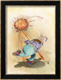 Strike Estampe encadrée par Gary Patterson